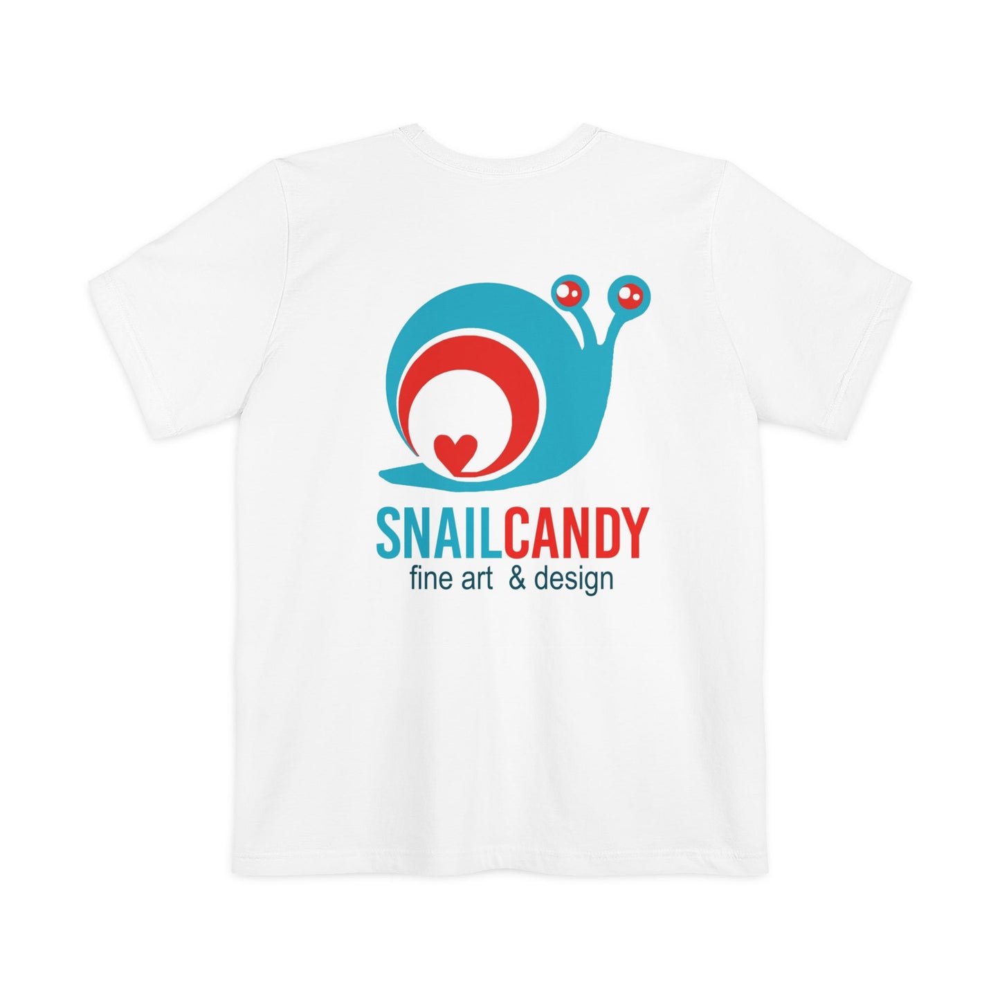 Unisex Snail Candy Art Pocket T-Shirt