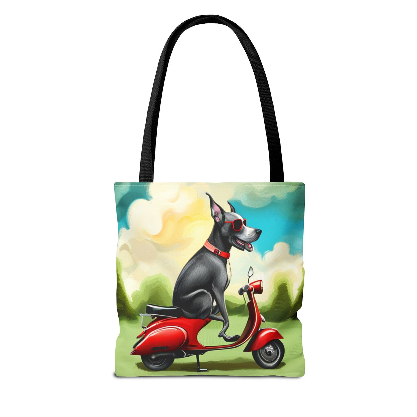 Everything Tote, 'Cruisin' Pup' art