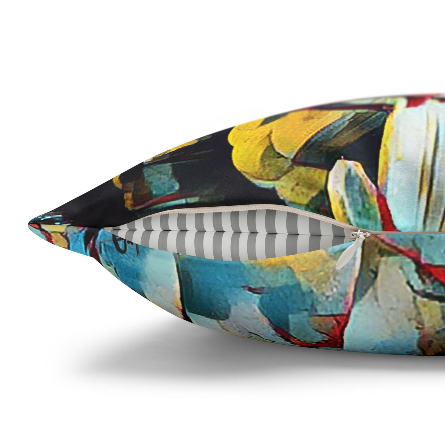 Pillow Case - Faux Suede with artichoke design