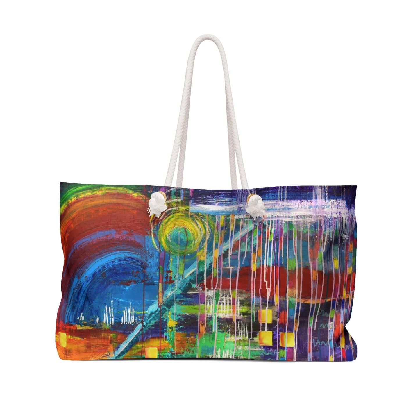 Weekender Bag with art, 'Breakthrough'