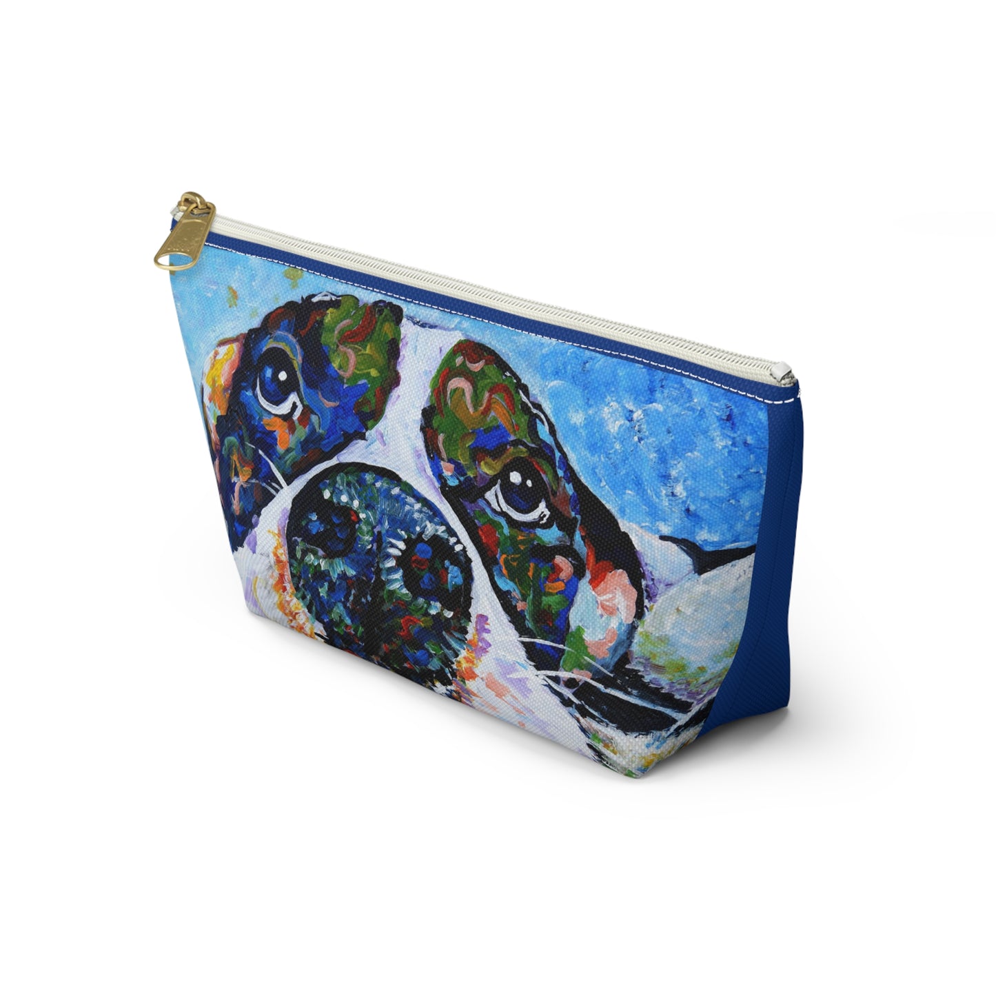 Small Travel zipper bag - Puppy Love