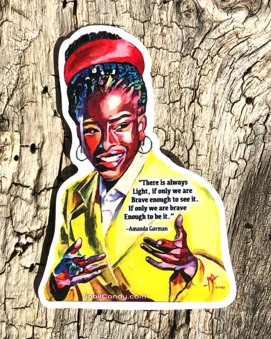 Sticker - Notable Woman Collection "Amanda Gorman"