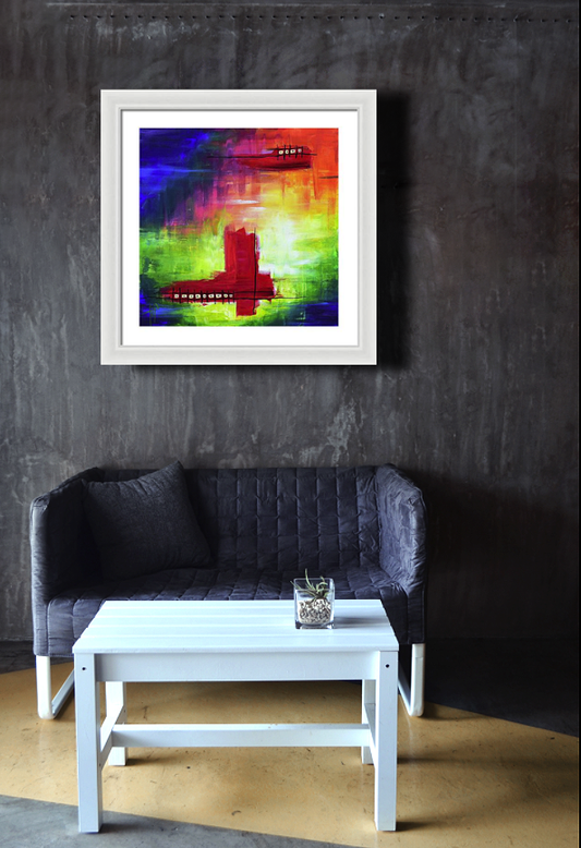 'By Land or By Sea' art print