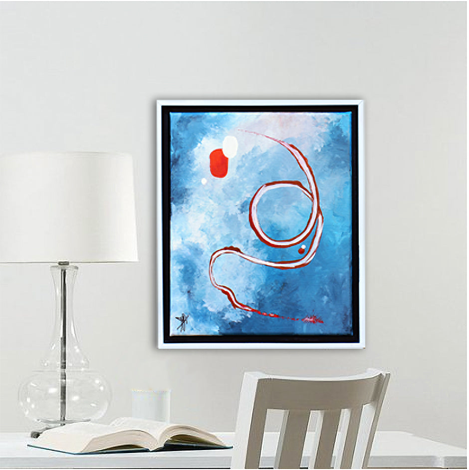 'Every Which Way the Wind Blows', of Sky And... series, original painting