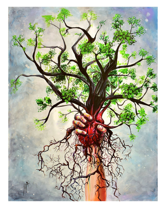 'Get A Grip', 36 x 48 inch canvas