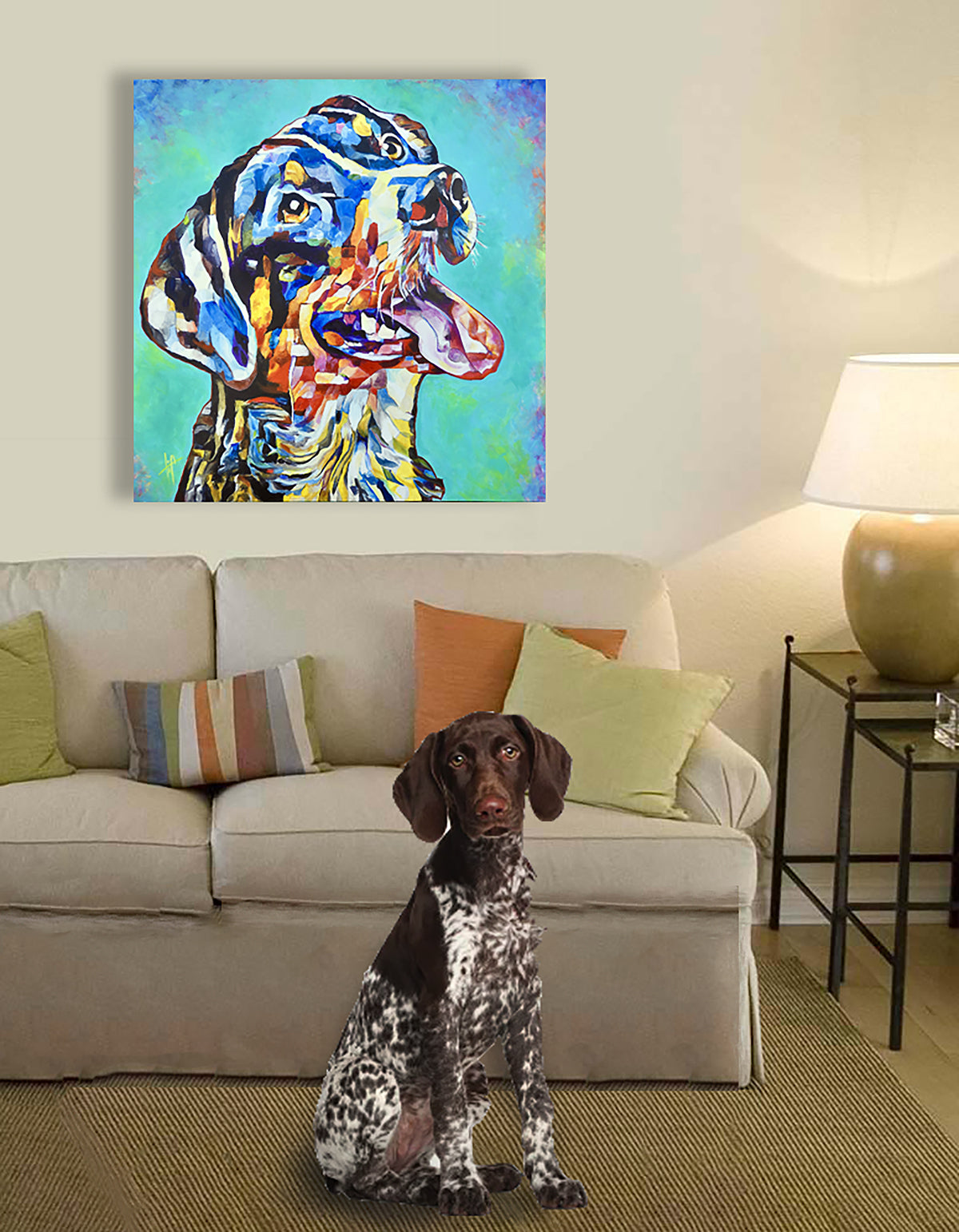 'She is Hunter', German Shorthaired Pointer portrait