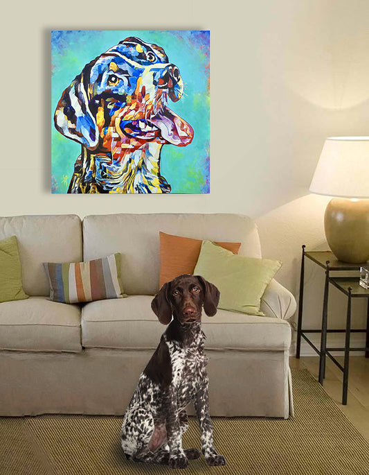 'She is Hunter', German Shorthaired Pointer portrait