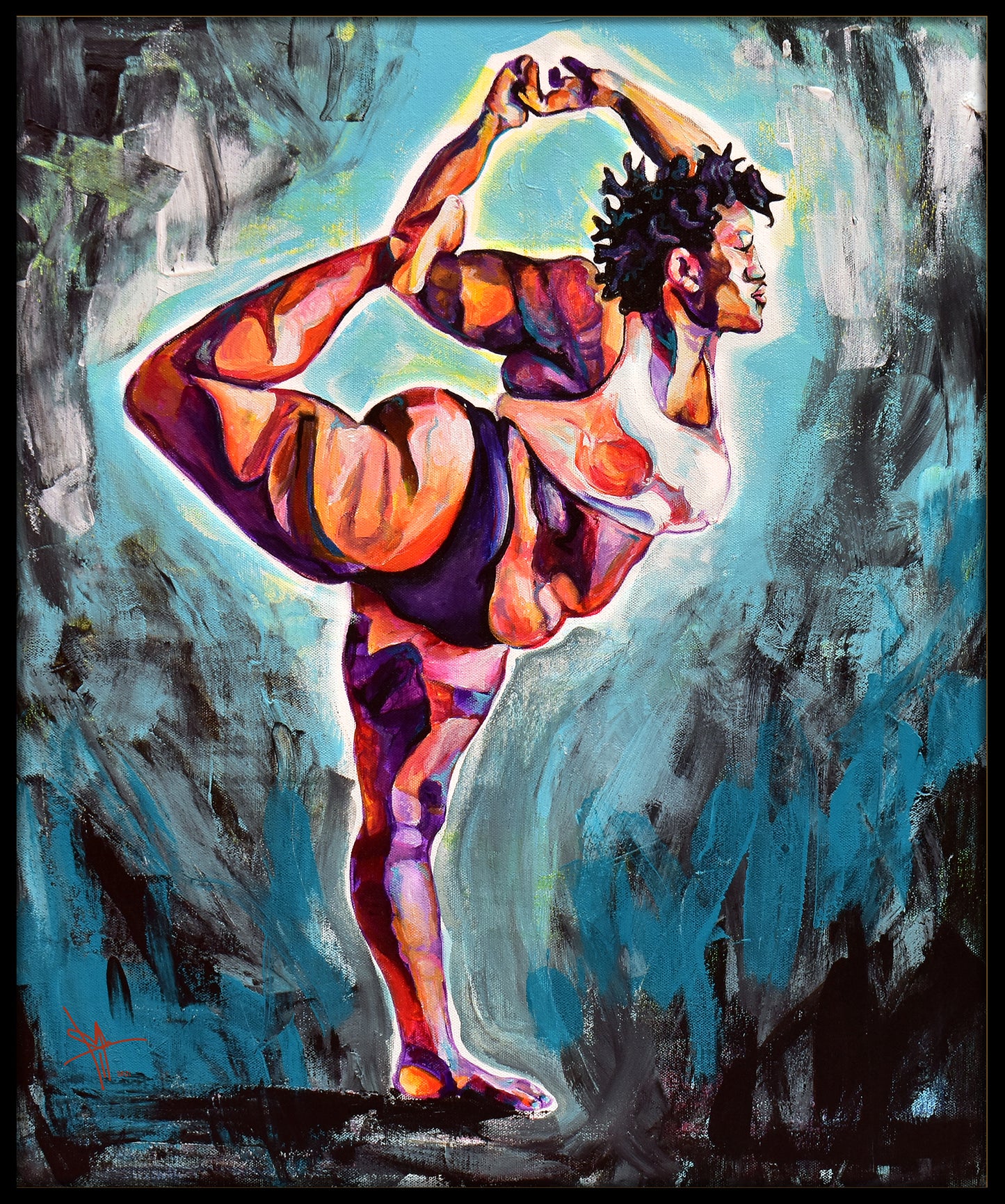 'Journey', 20 x 24 inch, canvas framed