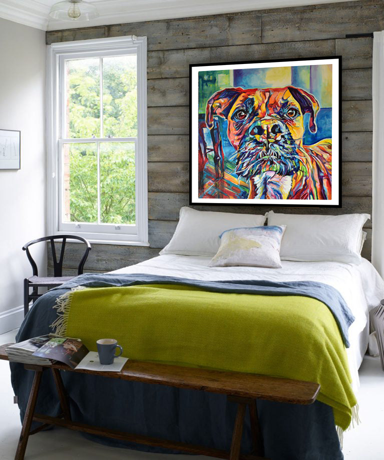 Boxer dog - Wall Art Prints