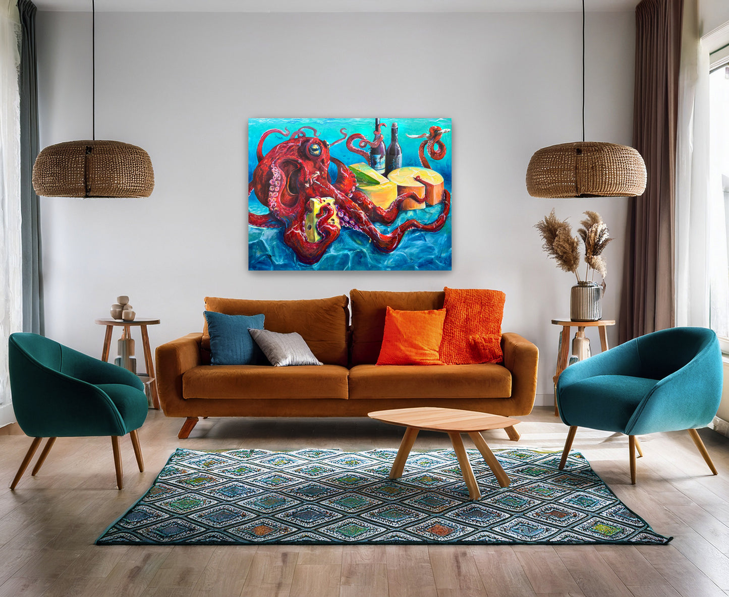 'Still Life with Octopus', painting