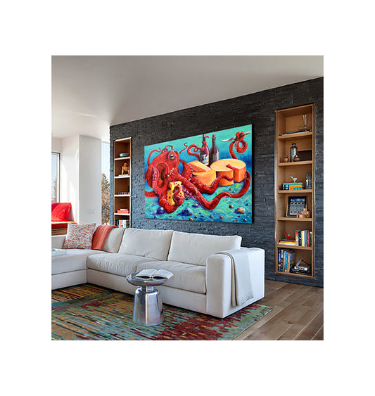 'Still Life with Octopus', original painting