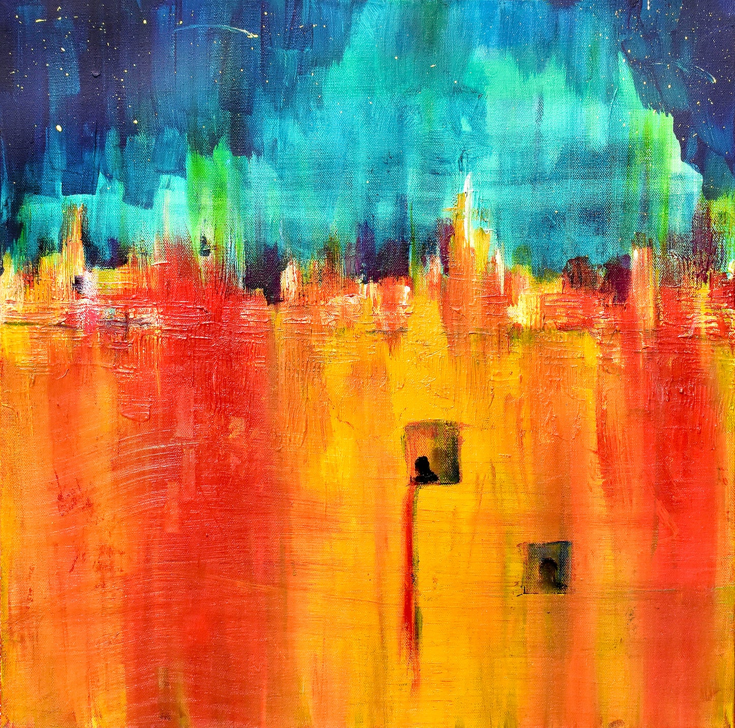 'Scarlet Cord', painting
