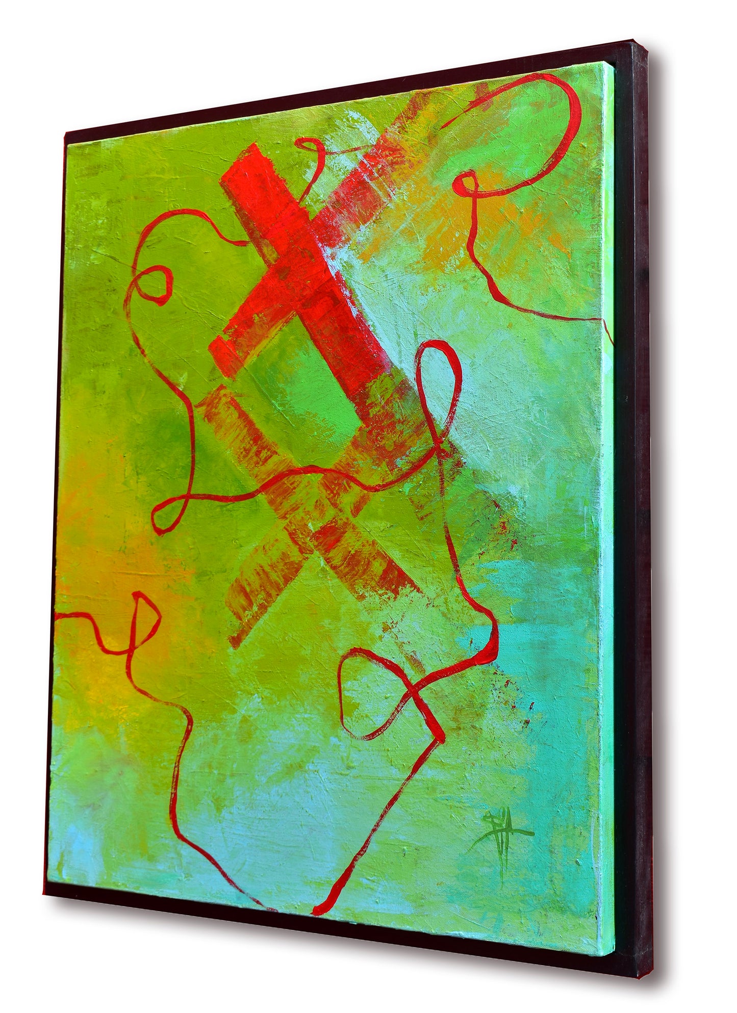 'Times and Again', abstract painting