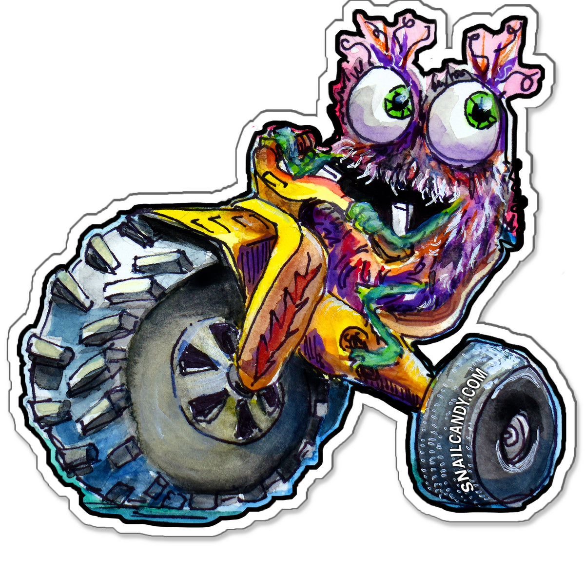 Vroomonstah Sticker