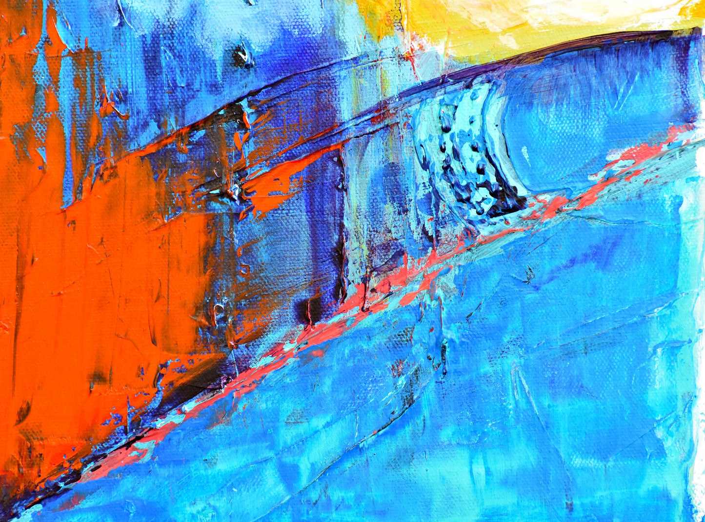 'What Was Then', abstract painting