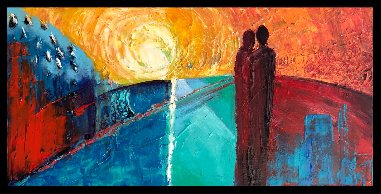 'What Was Then', abstract painting