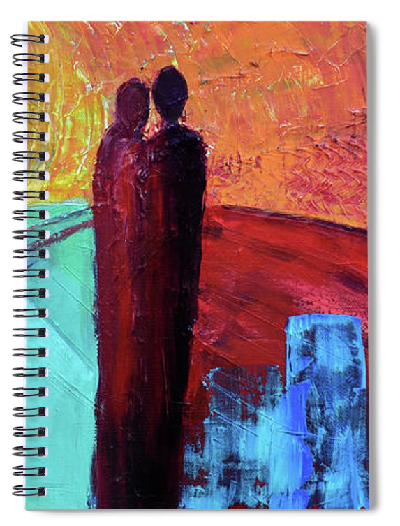 Colorful abstract, Spiral Notebook Journal