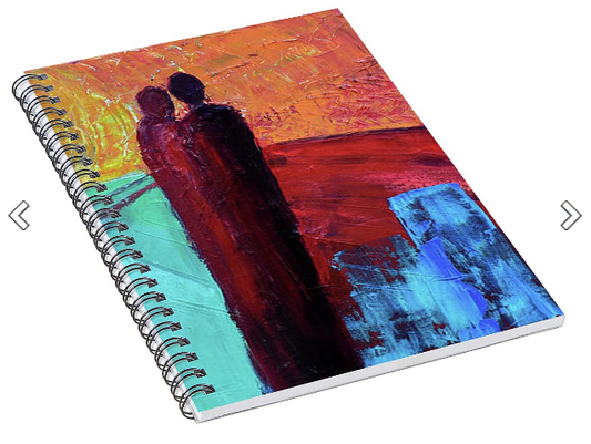 Colorful abstract, Spiral Notebook Journal