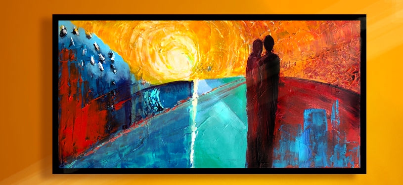 'What Was Then', abstract painting