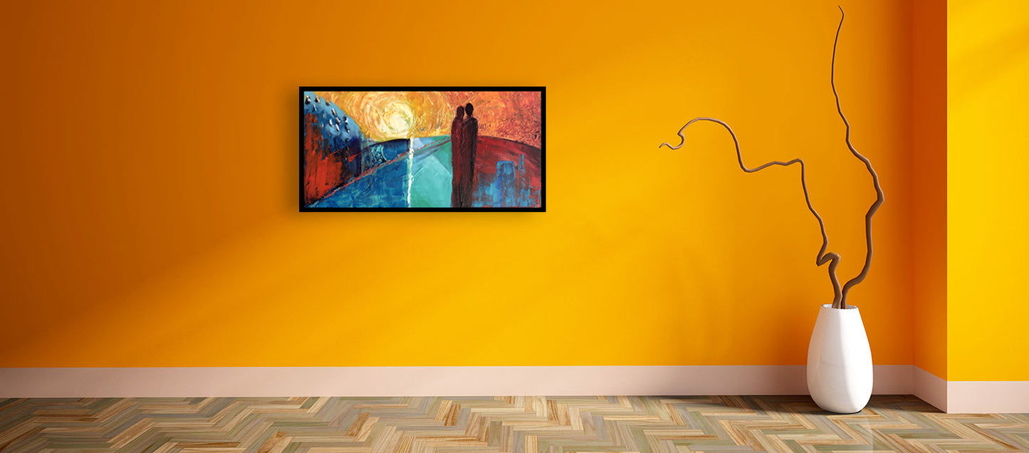 'What Was Then', abstract painting