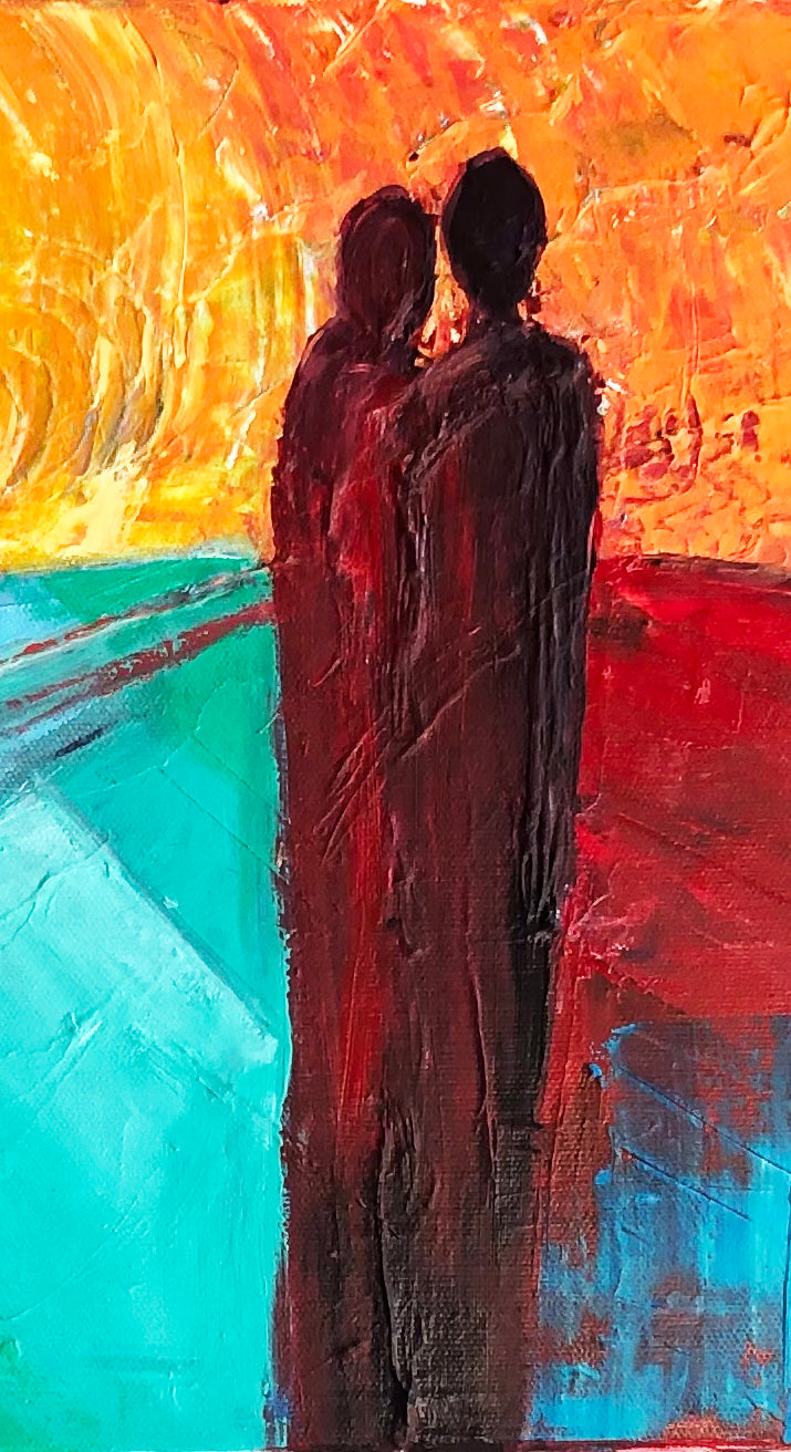 'What Was Then', abstract painting