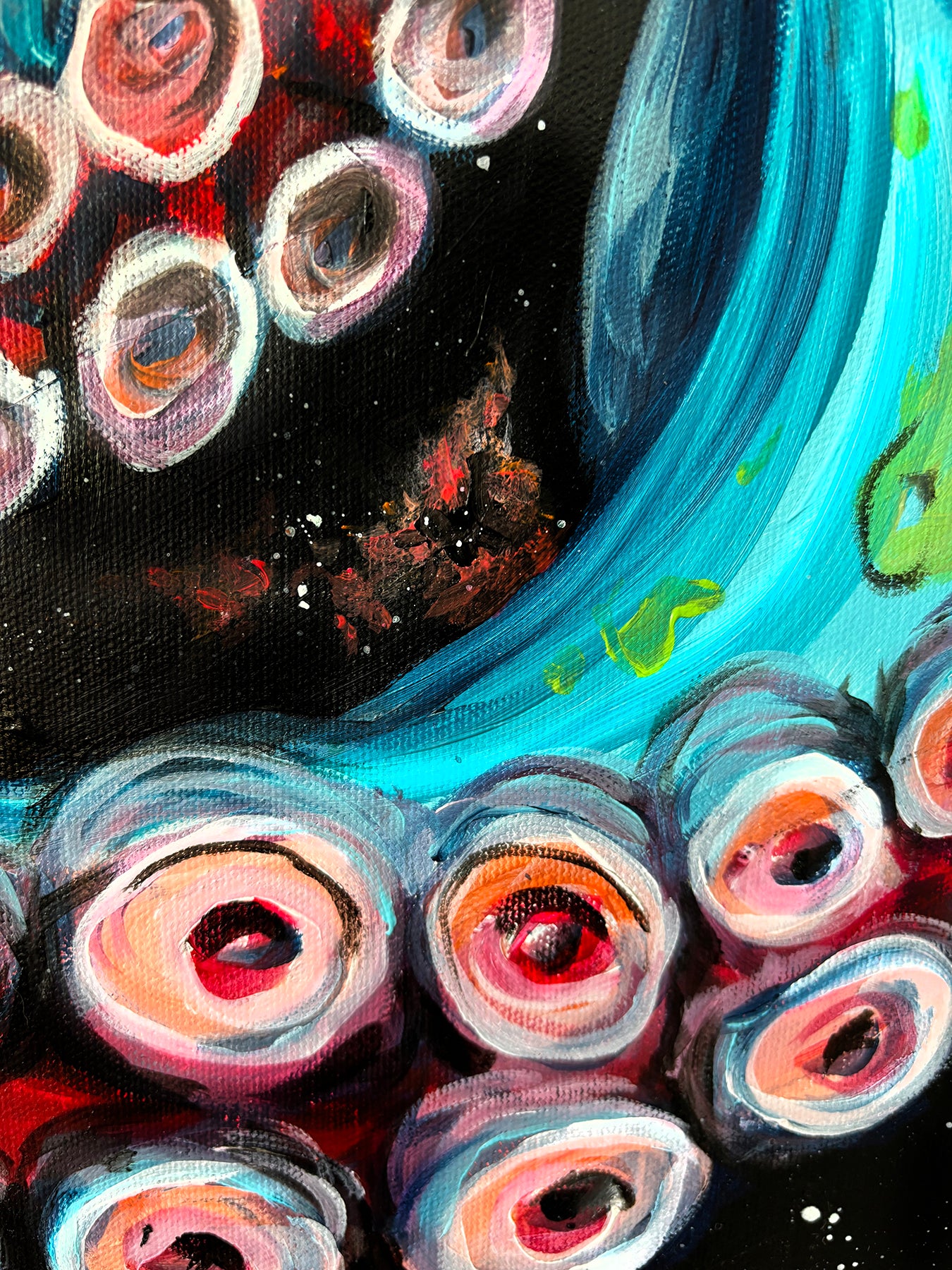 Zhuzh'n', 12 x 24 inch canvas