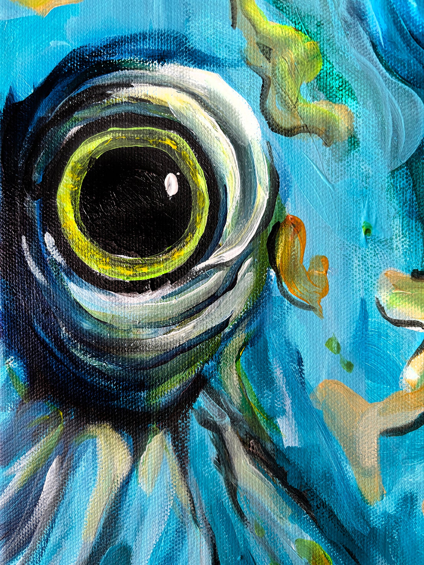 Zhuzh'n', 12 x 24 inch canvas