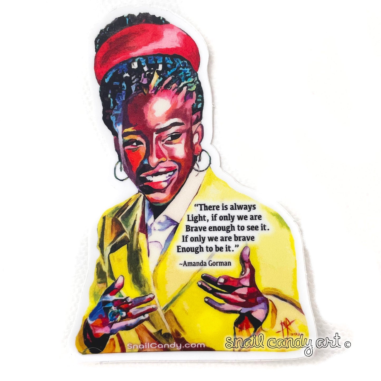 Sticker - Notable Woman Collection "Amanda Gorman"