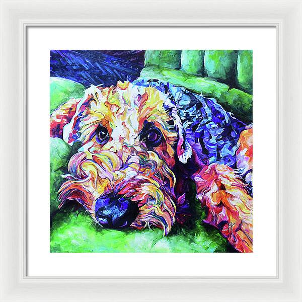 Airdale Dog Portrait - Wall Art Prints