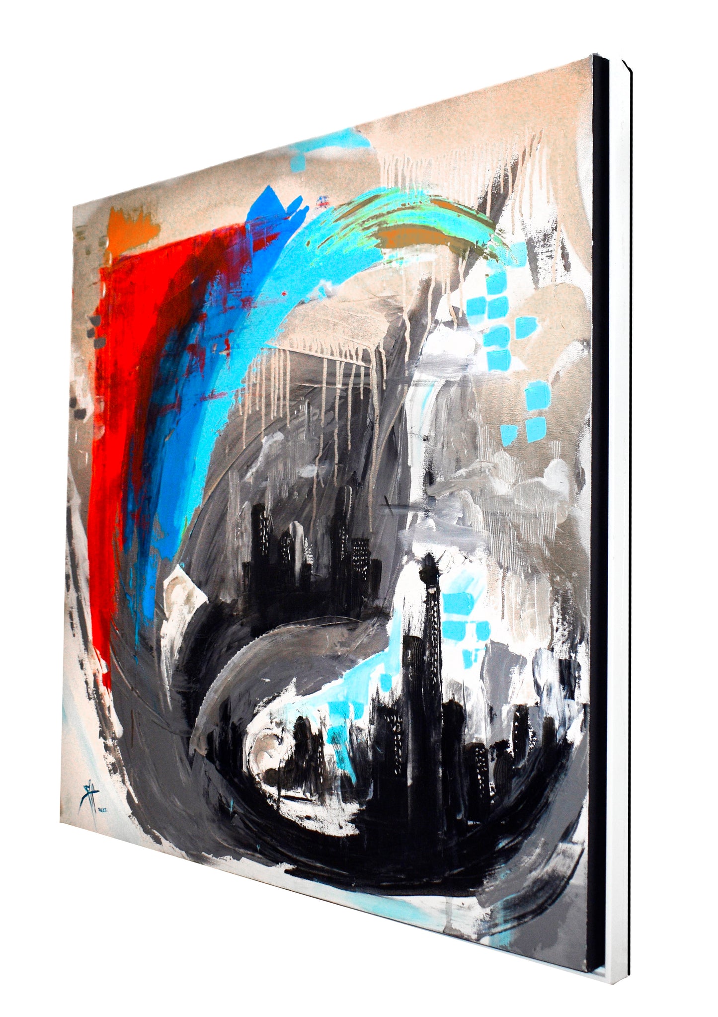 'Chicago Tempest', abstract painting