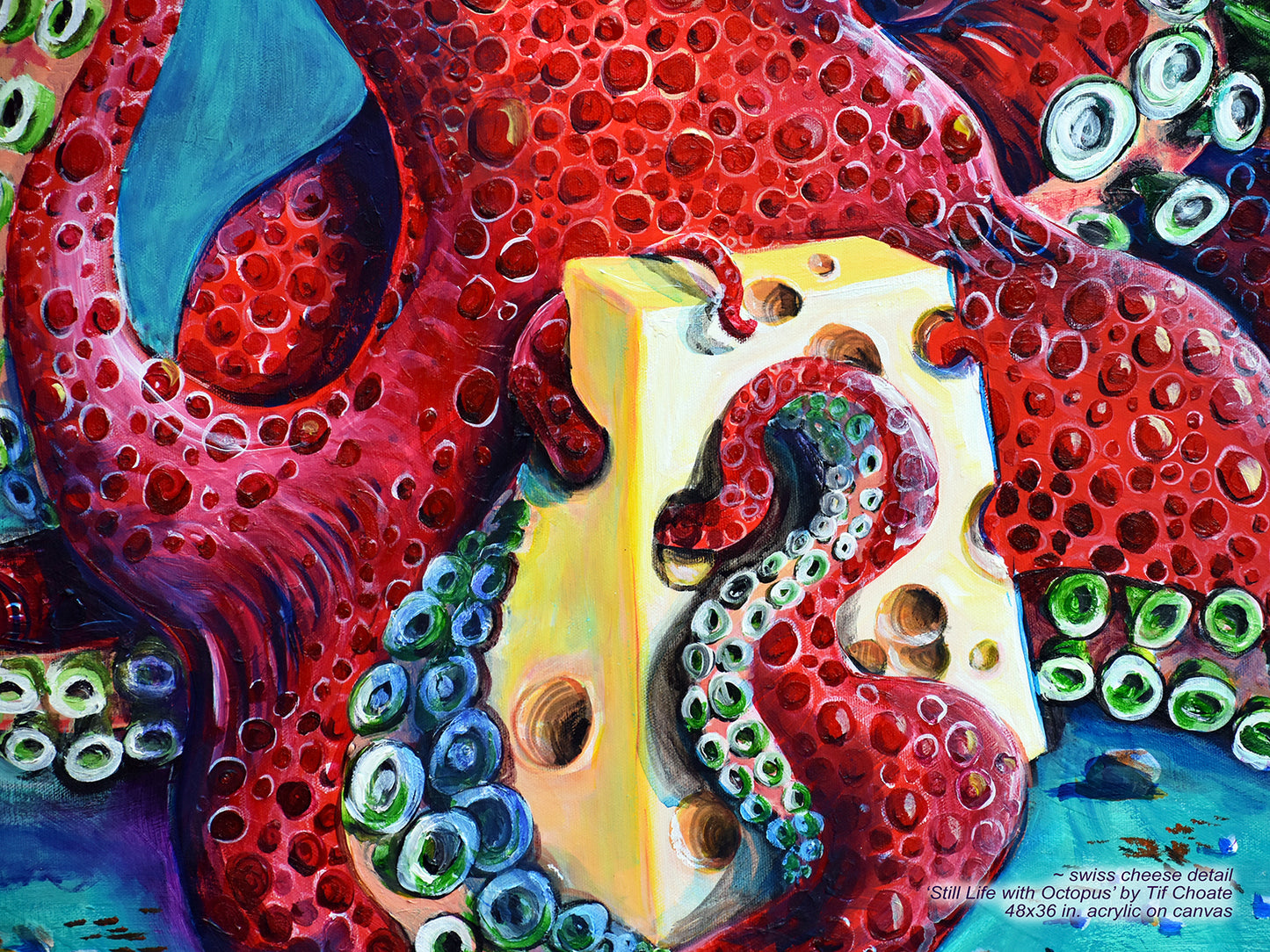 'Still Life with Octopus', original painting