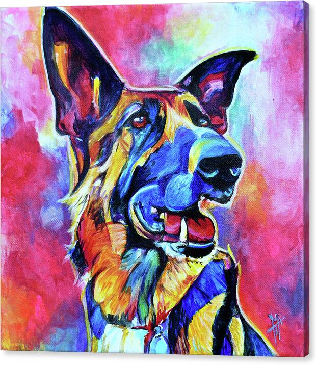 German Shepherd portrait - Wall Art Prints