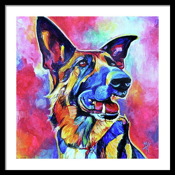 German Shepherd portrait - Wall Art Prints