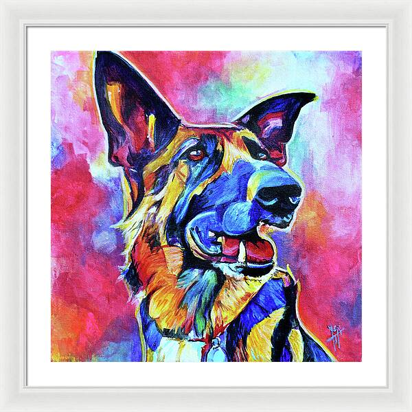 German Shepherd portrait - Wall Art Prints