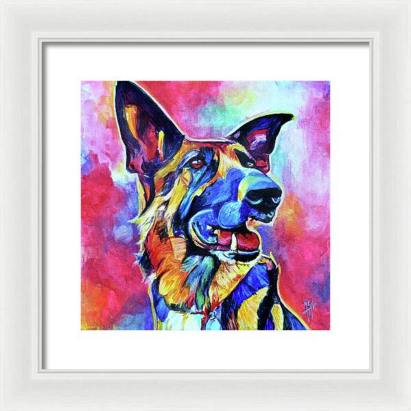 German Shepherd portrait - Wall Art Prints