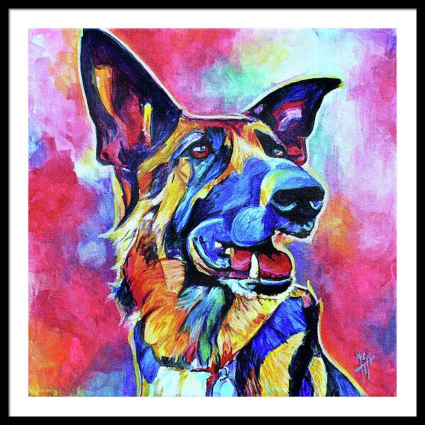 German Shepherd portrait - Wall Art Prints
