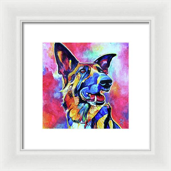 German Shepherd portrait - Wall Art Prints