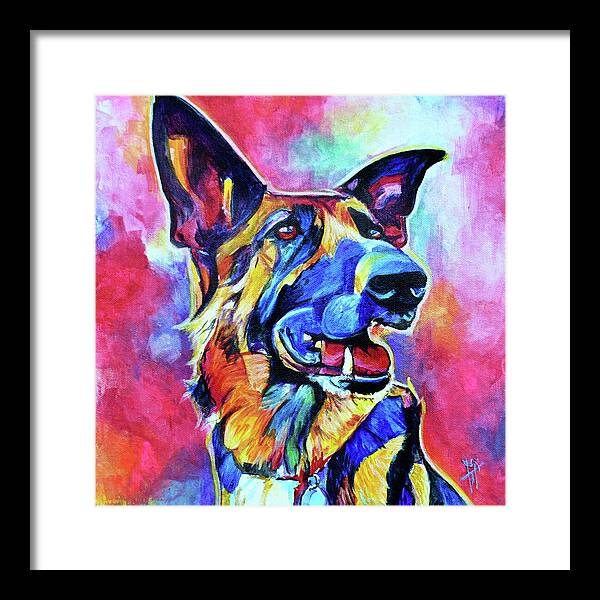 German Shepherd portrait - Wall Art Prints