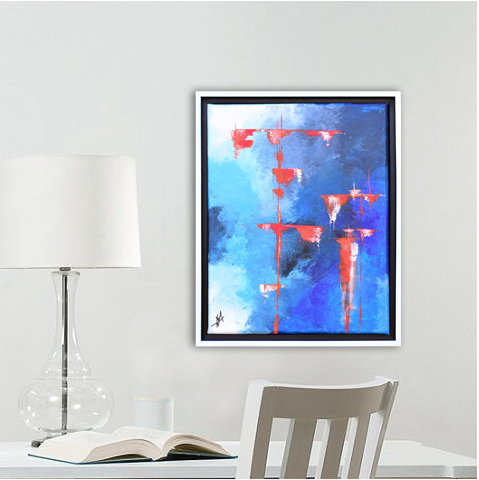'Ghost Ship', of Sky And... series, original painting