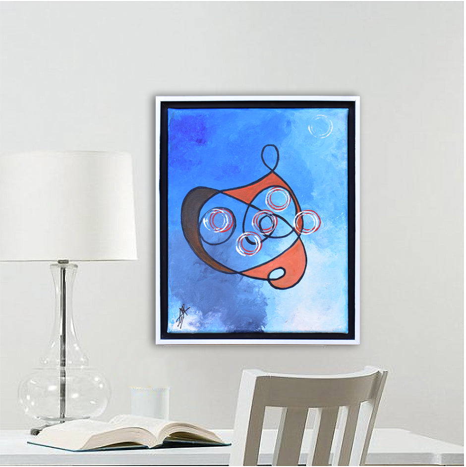 'Minotaur', of Sky And... series, original painting