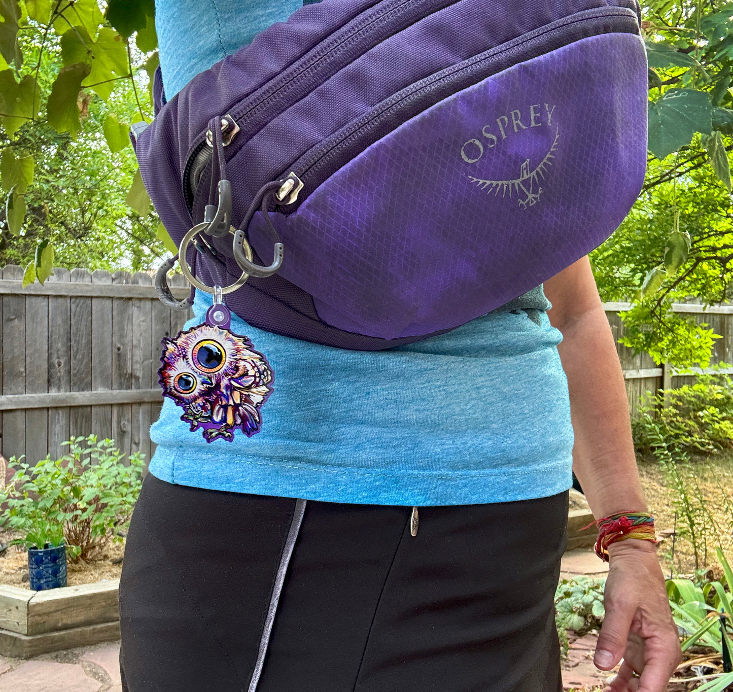 Bag Charm - Flammulated Owl