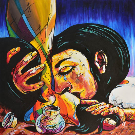 'The Other Mary' 36 x 36 inch, canvas