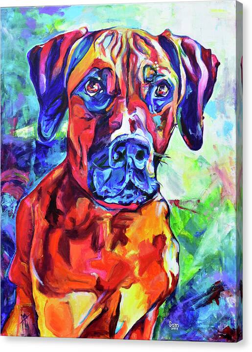 Rhodesian Ridgeback Dog Portrait - Wall Art Prints