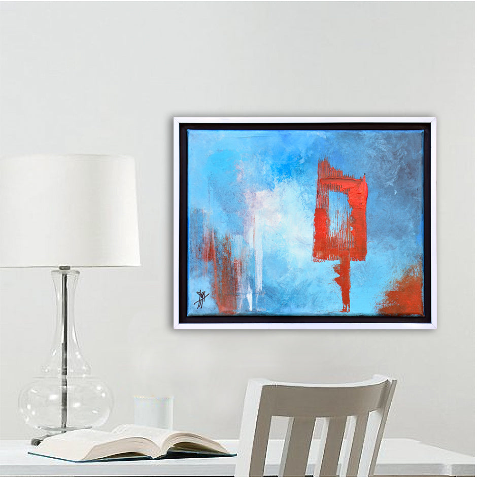 'You Don't Always Have to Follow the Signs', of Sky And... series, original painting