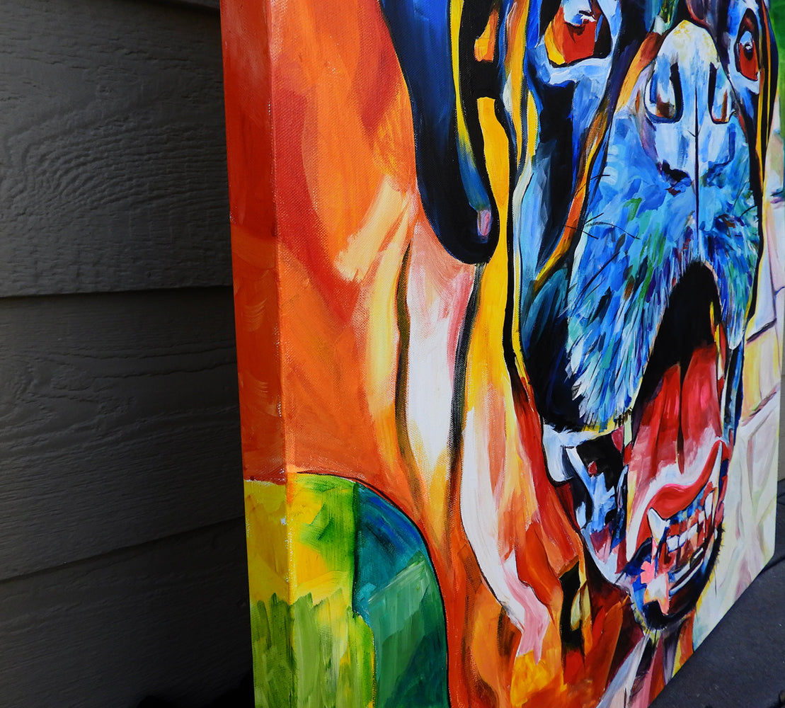 'Smashmouth', Boxer portrait
