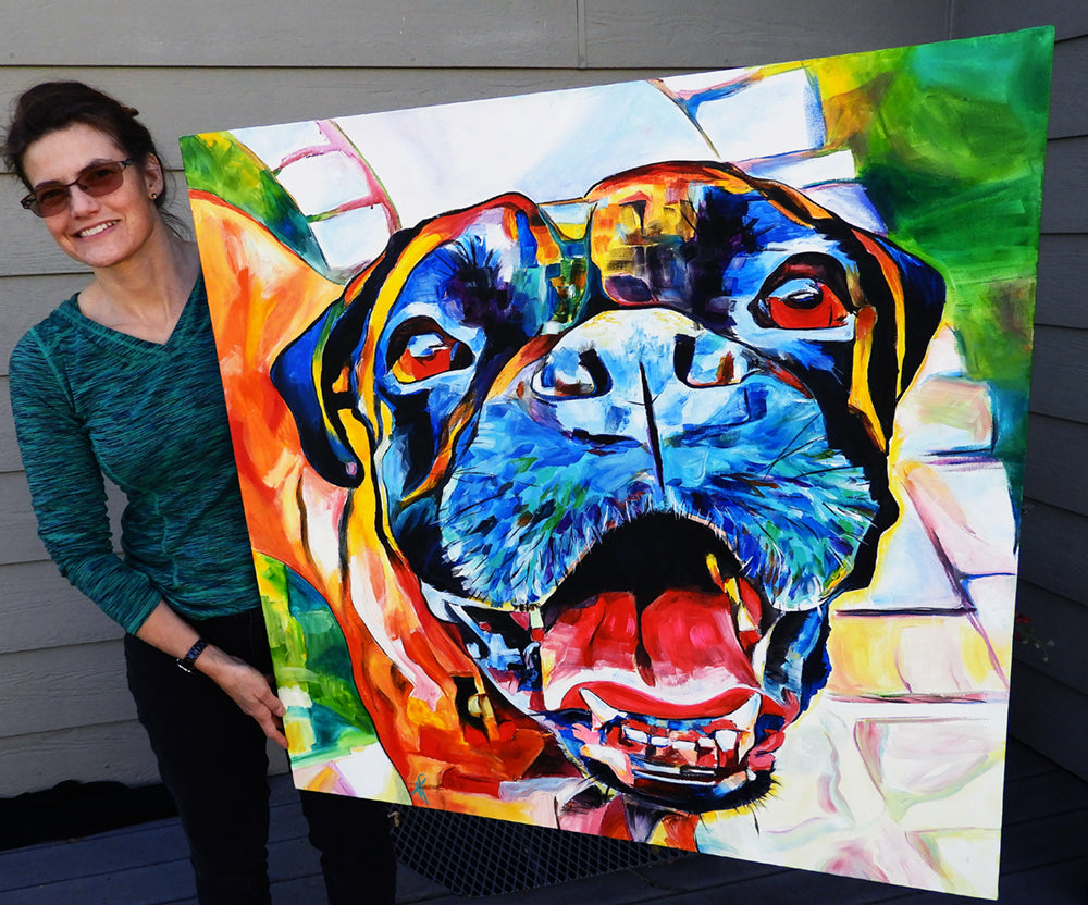 'Smashmouth', Boxer portrait