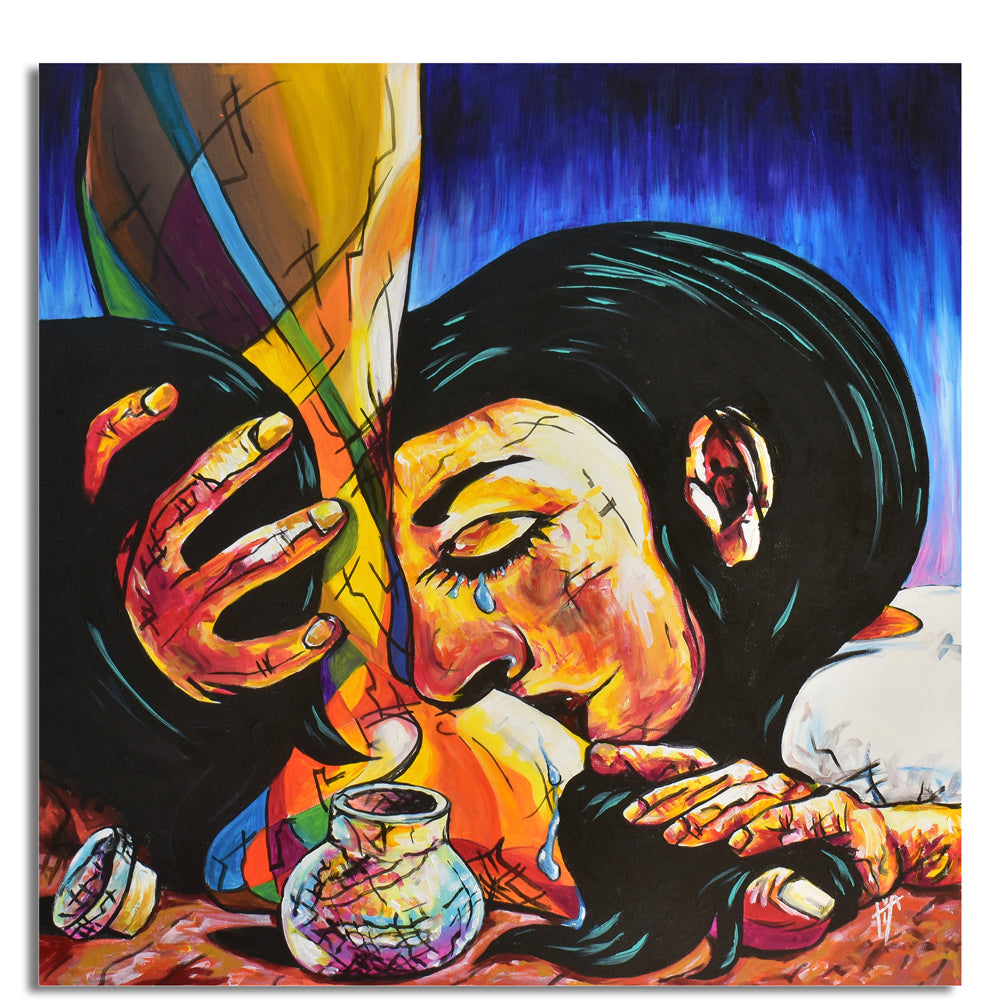'The Other Mary' 36 x 36 inch, canvas