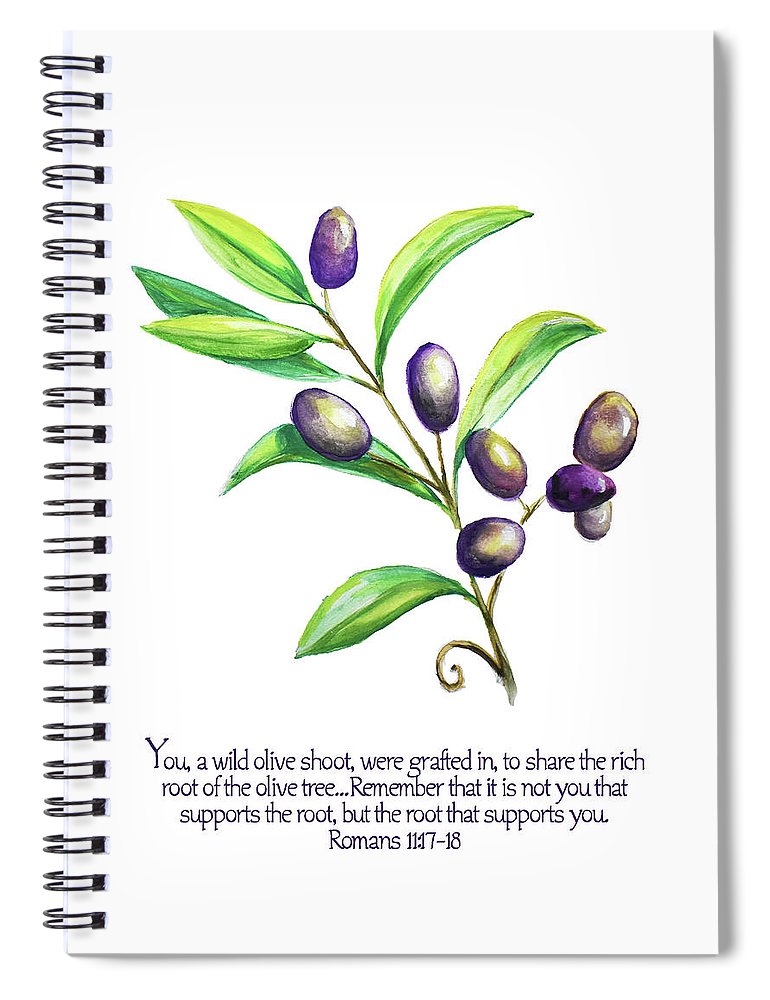 Olive branch, Spiral Notebook Journal