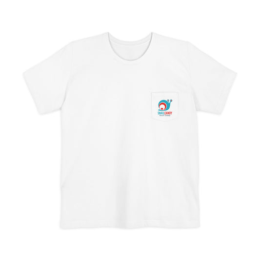 Unisex Snail Candy Art Pocket T-Shirt