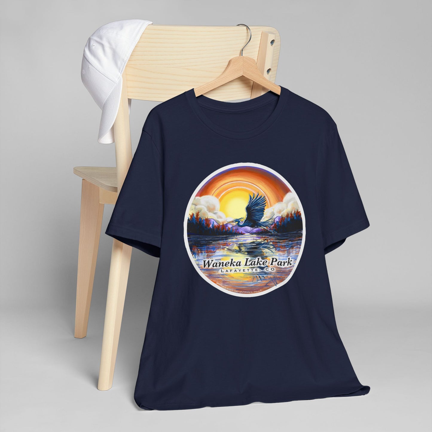 Waneka Lake T-Shirt, Navy, Midnight Blue